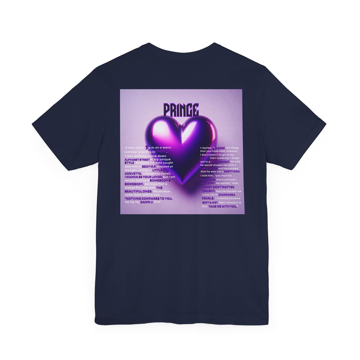 Prince Tribute Unisex Tee - Stylish Band Shirt, Music Lover Gift, Festival Wear, Retro Fashion, Unique Graphic Tee, Prince Song Collaboration
