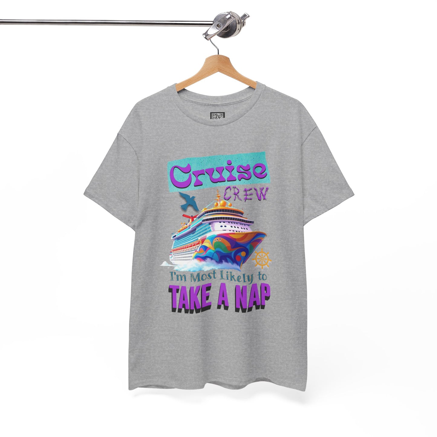 Cruise Crew Nap Tee, Unisex Cotton Shirt, Fun Cruise Vacation Apparel, Cruising Nautical Gift, Group Travel Outfit, Fun Cruise Shirt