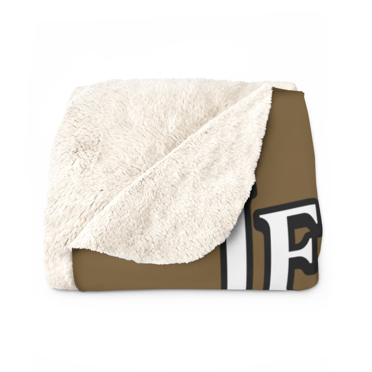 Custom Sherpa Fleece Blanket – Funny 'If You Study Long You Study Wrong' Dog Dominoes Throw