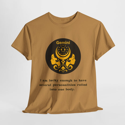 Gemini T-Shirt, Gemini Horoscope Gifts, Birth Month Gift, Zodiac Sign T-Shirt Gifts, Astrology T-Shirt, Unisex, Gift for a Gemini Horoscope