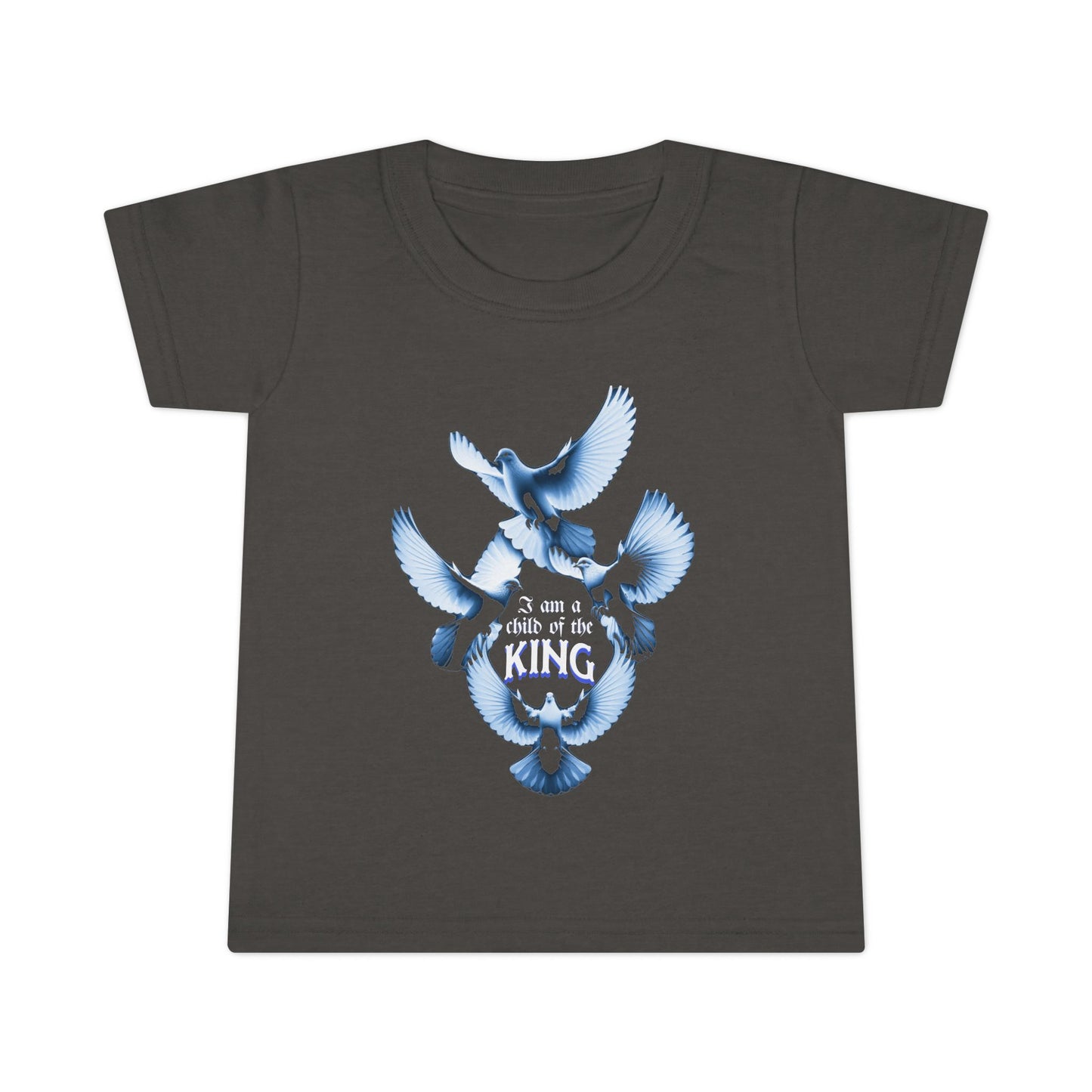Toddler T-Shirt - "I Am a Child of the King" - Inspirational Tees for Toddlers, Religious T-Shirts for Infants and Toddlers