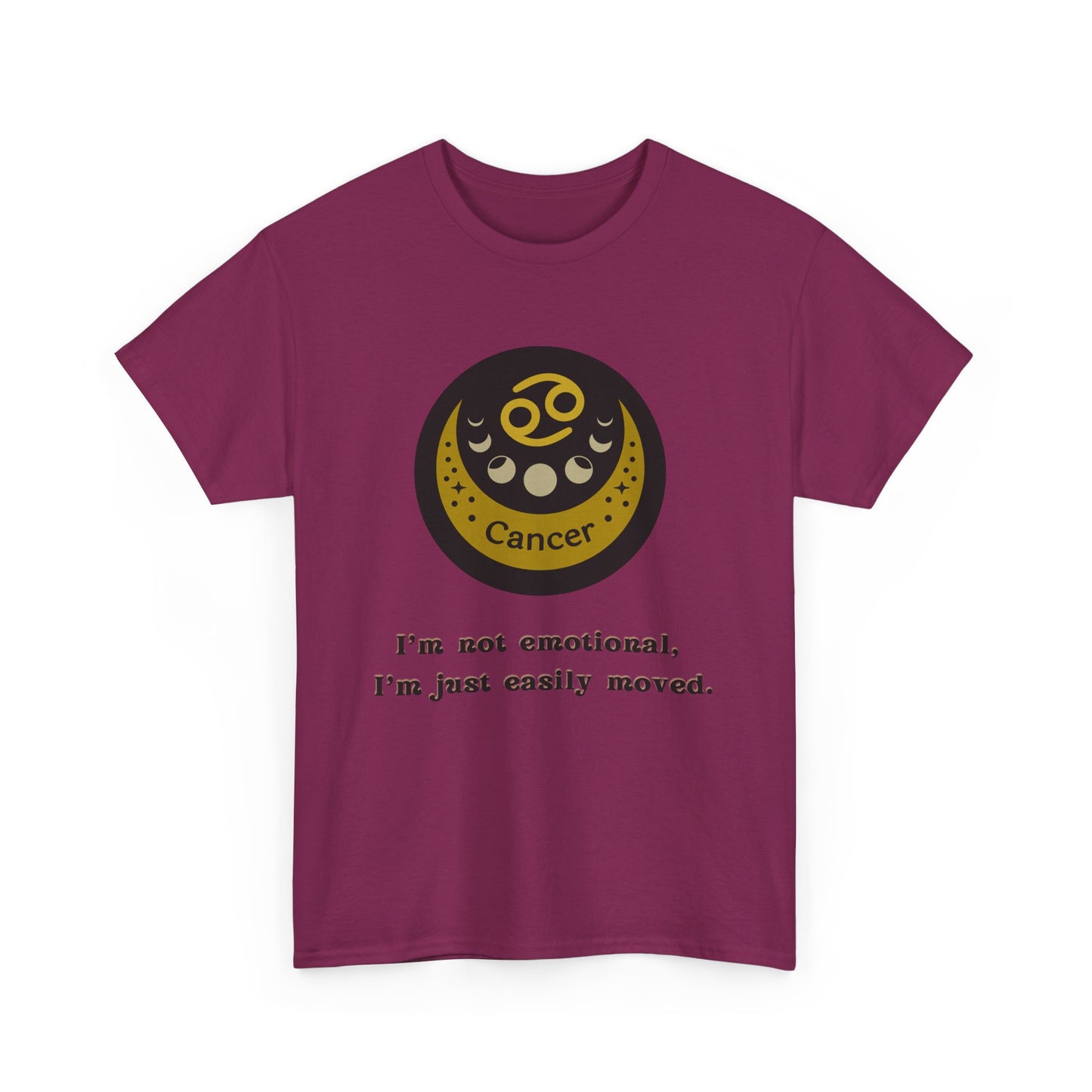 Cancer T-Shirt, Cancer Horoscope Gifts, Birth Month Gifts, Zodiac Sign T-Shirt Gifts, Astrology T-Shirt, Unisex Heavy Cotton Tee, Gift for a Cancer Horoscope