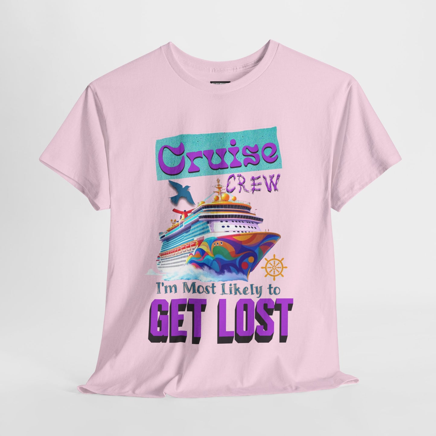 Cruise Crew T-Shirt - Funny Cruise Vacation Tees, Gift for Cruise Travelers, Funny Holiday Wardrobe, Nautical Adventure Apparel,