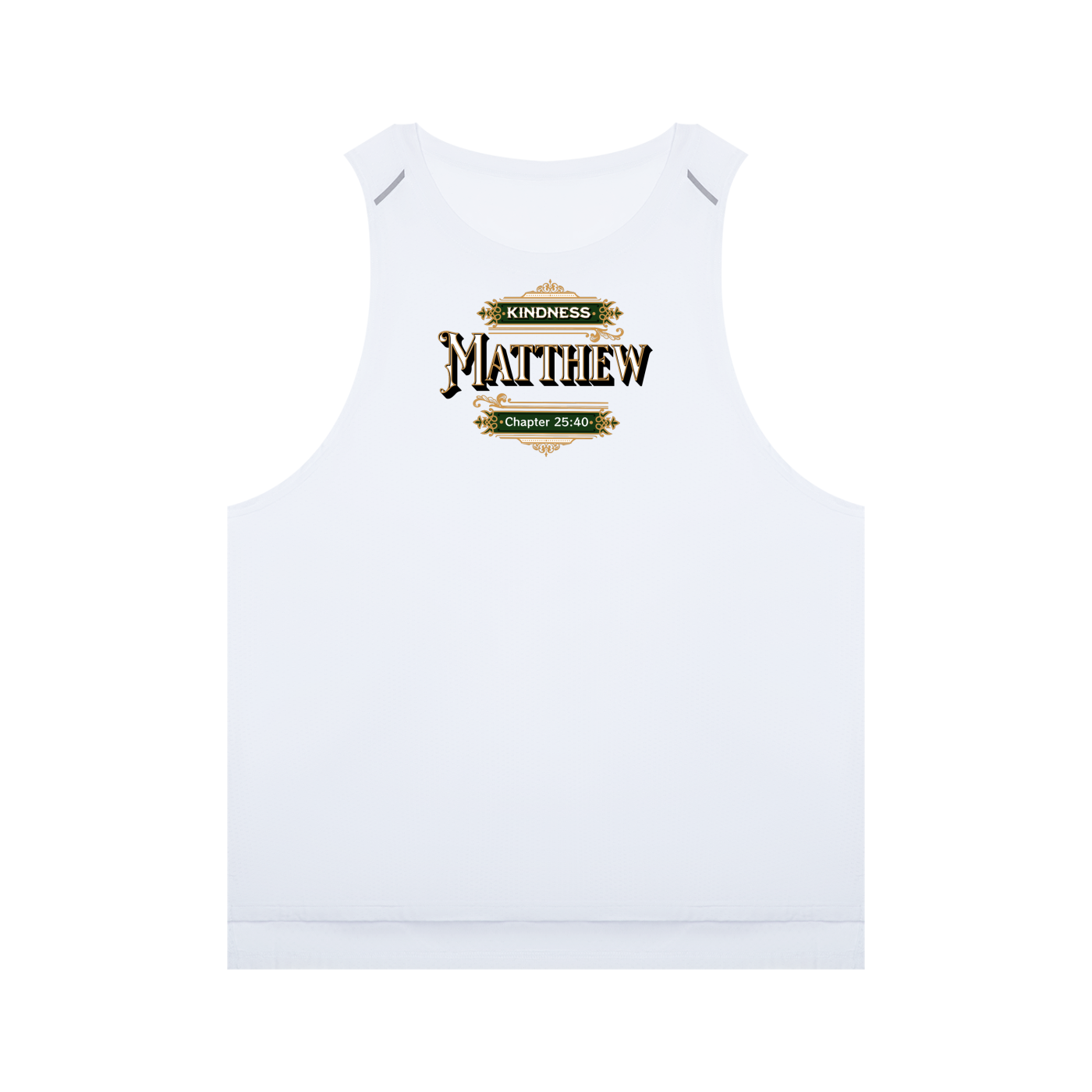 Kindness Matthew 25:40 – Men's Graphic Performance Tank Top