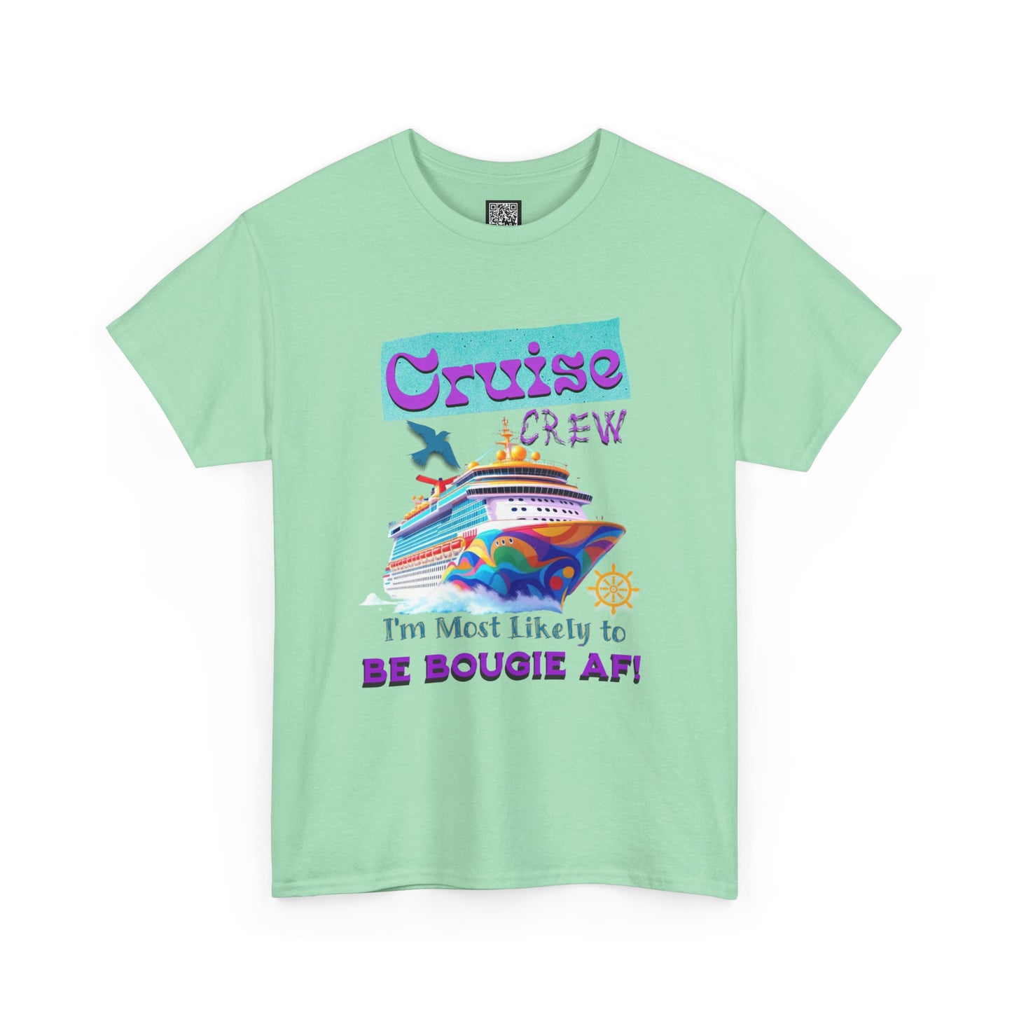 Cruise Crew Tee - I'm Most Likely to Be Bougie AF, Travel Shirt, Vacation Apparel, Cruise Outfits, Summer Fun Clothing for the Bougie Crew