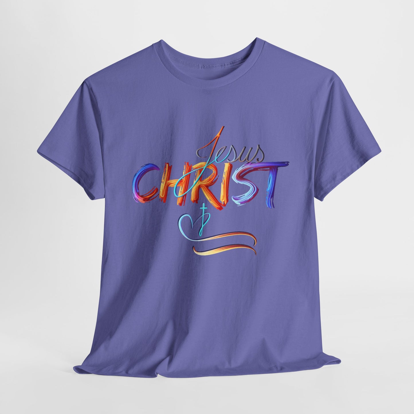 Jesus Christ Shirt, Faith & Light T-shirt, Christian Apparel, Bold Christian Graphics, Christian Gift, Faith-Based Art, Gospel Merchandise