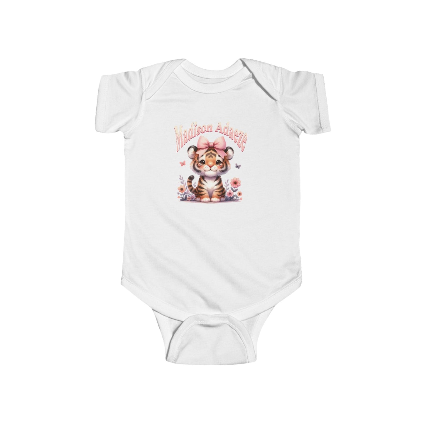 Custom Infant Fine Jersey Bodysuit, Custom Onesie for Boy or Girl, Personalized Onesie for Boy or Girls, Baby Shower Gifts for Babies