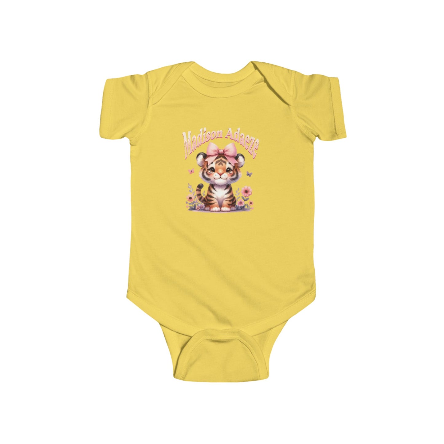 Custom Infant Fine Jersey Bodysuit, Custom Onesie for Boy or Girl, Personalized Onesie for Boy or Girls, Baby Shower Gifts for Babies