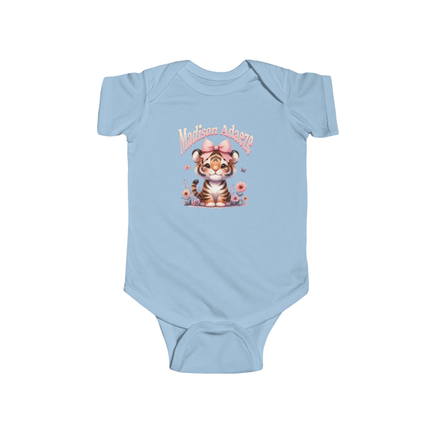 Custom Infant Fine Jersey Bodysuit, Custom Onesie for Boy or Girl, Personalized Onesie for Boy or Girls, Baby Shower Gifts for Babies