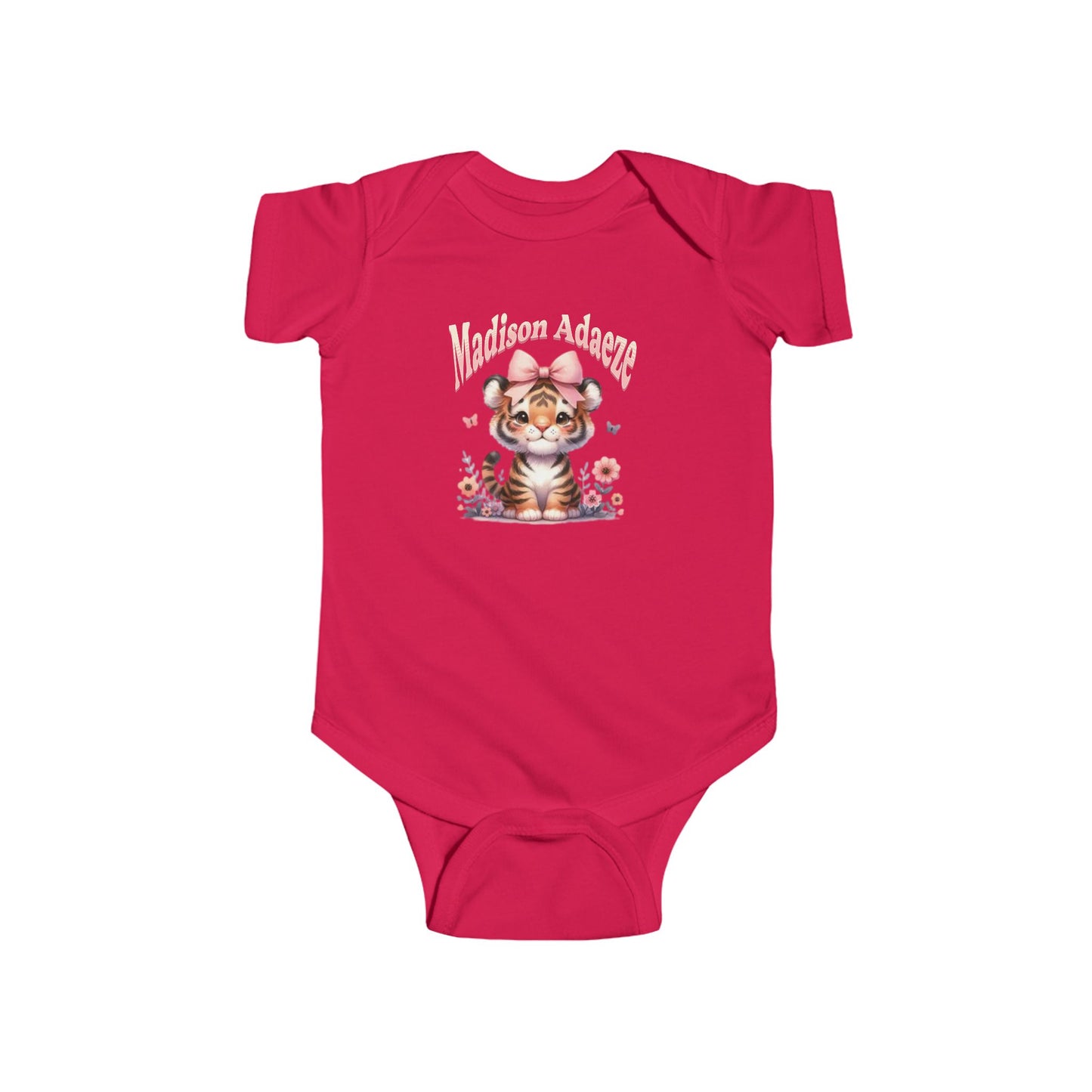 Custom Infant Fine Jersey Bodysuit, Custom Onesie for Boy or Girl, Personalized Onesie for Boy or Girls, Baby Shower Gifts for Babies