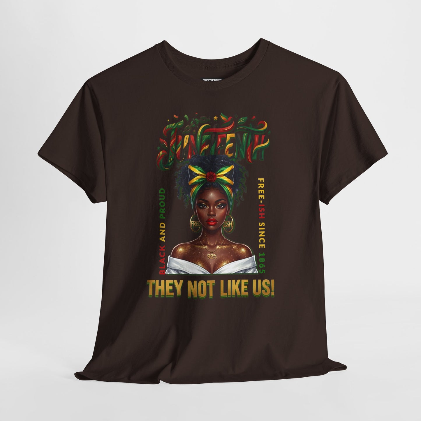 Juneteenth Celebration Tee — "They Not Like Us" Black History Graphic Shirt