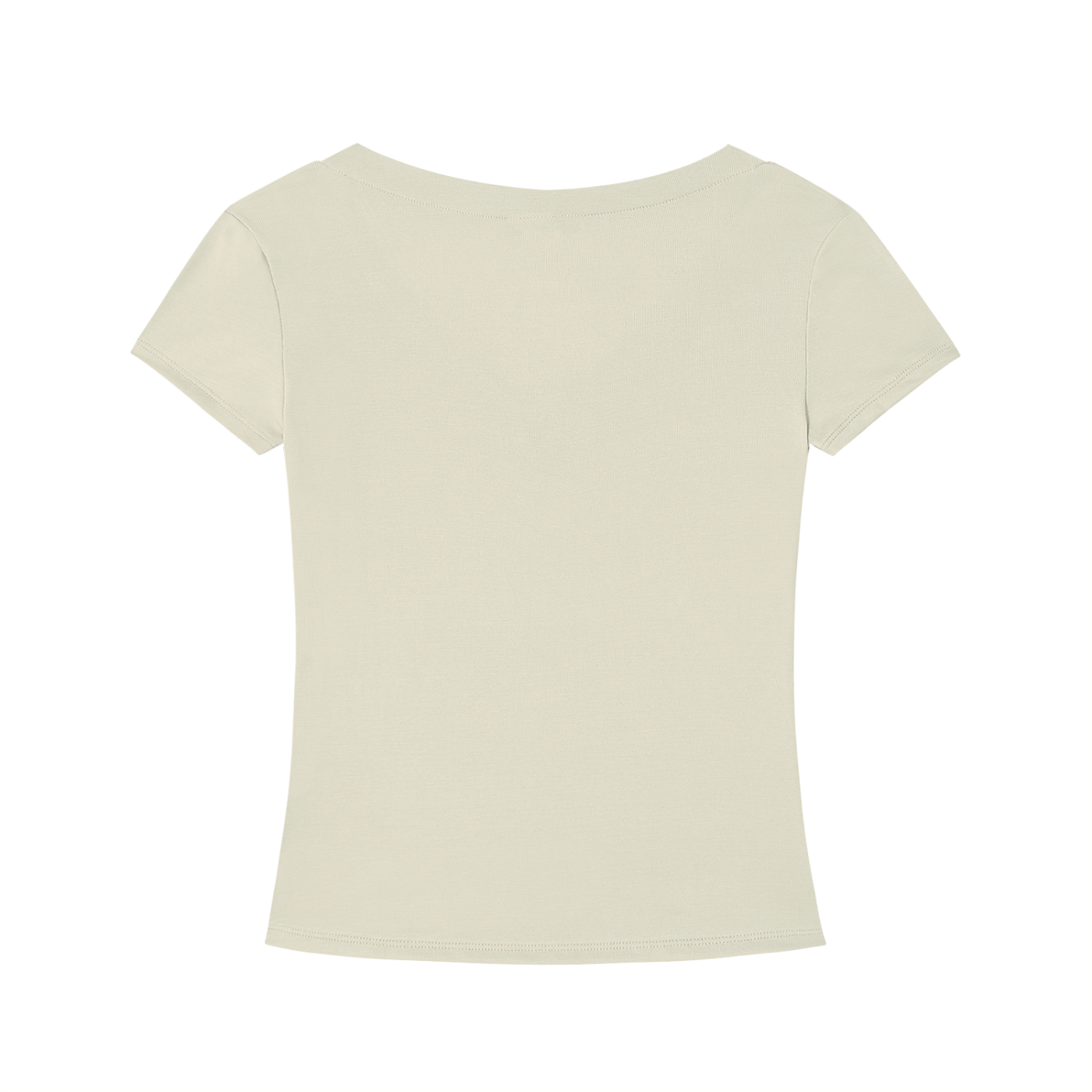 When You Know Better, You Do Better – 92% Women's Tencel Slim Fit V-Neck Crop T-Shirt
