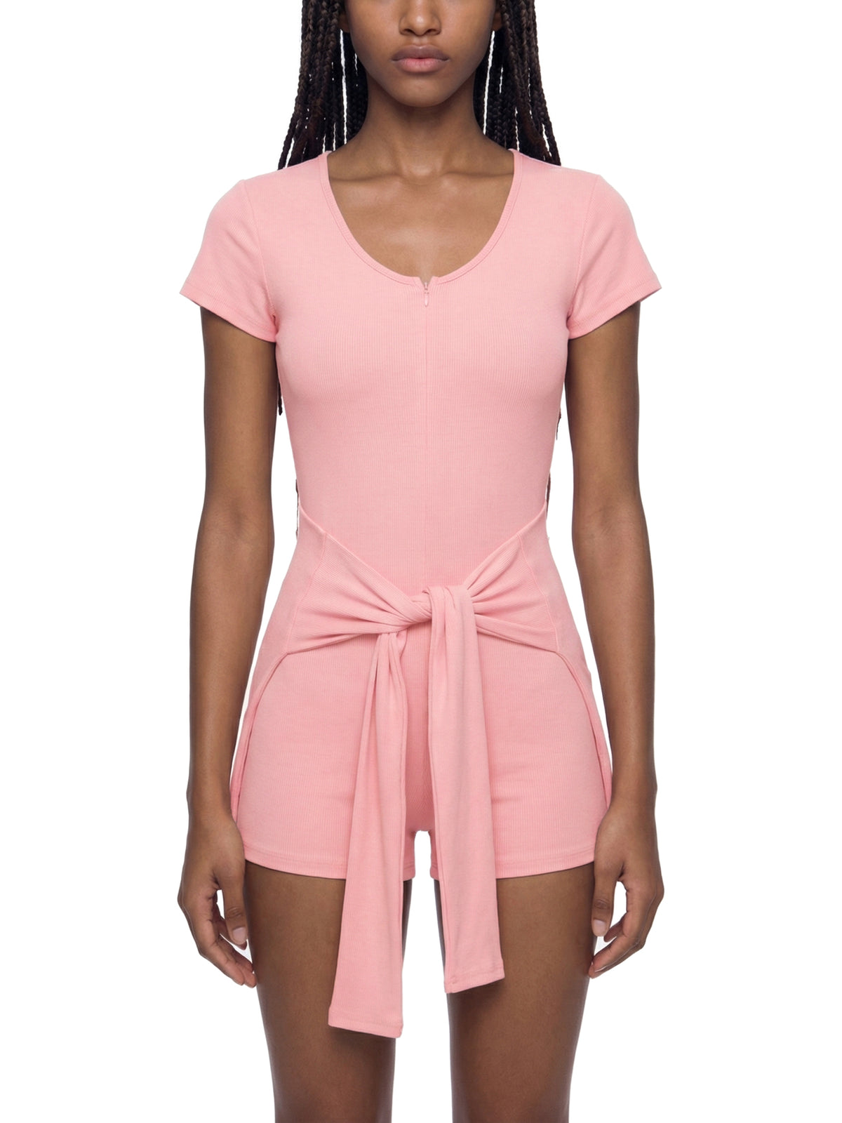 Women's Melanin Betty Boop Dual-Function Cape Tie-Waist Romper – Skinny Fit