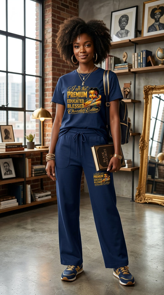 Women's Melanin Betty Boop Slim Fit Performance T-Shirt – Activewear