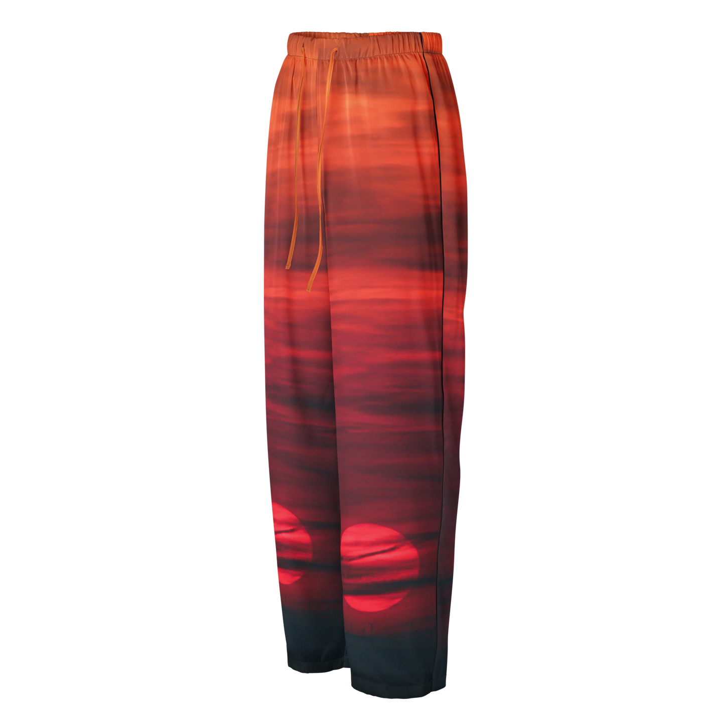 Women’s Red Sunscape Pajama Pants