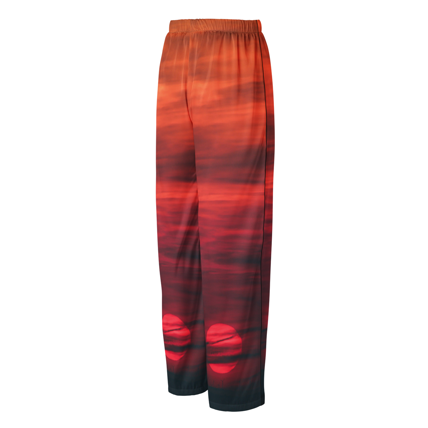 Women’s Red Sunscape Pajama Pants