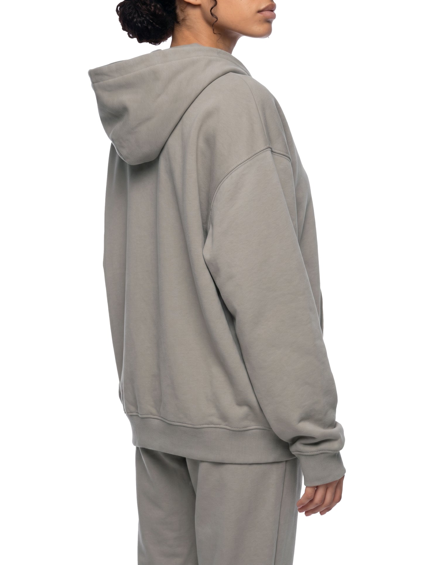 "Track Star" Unisex Full-Zip Drop Shoulder Hoodie