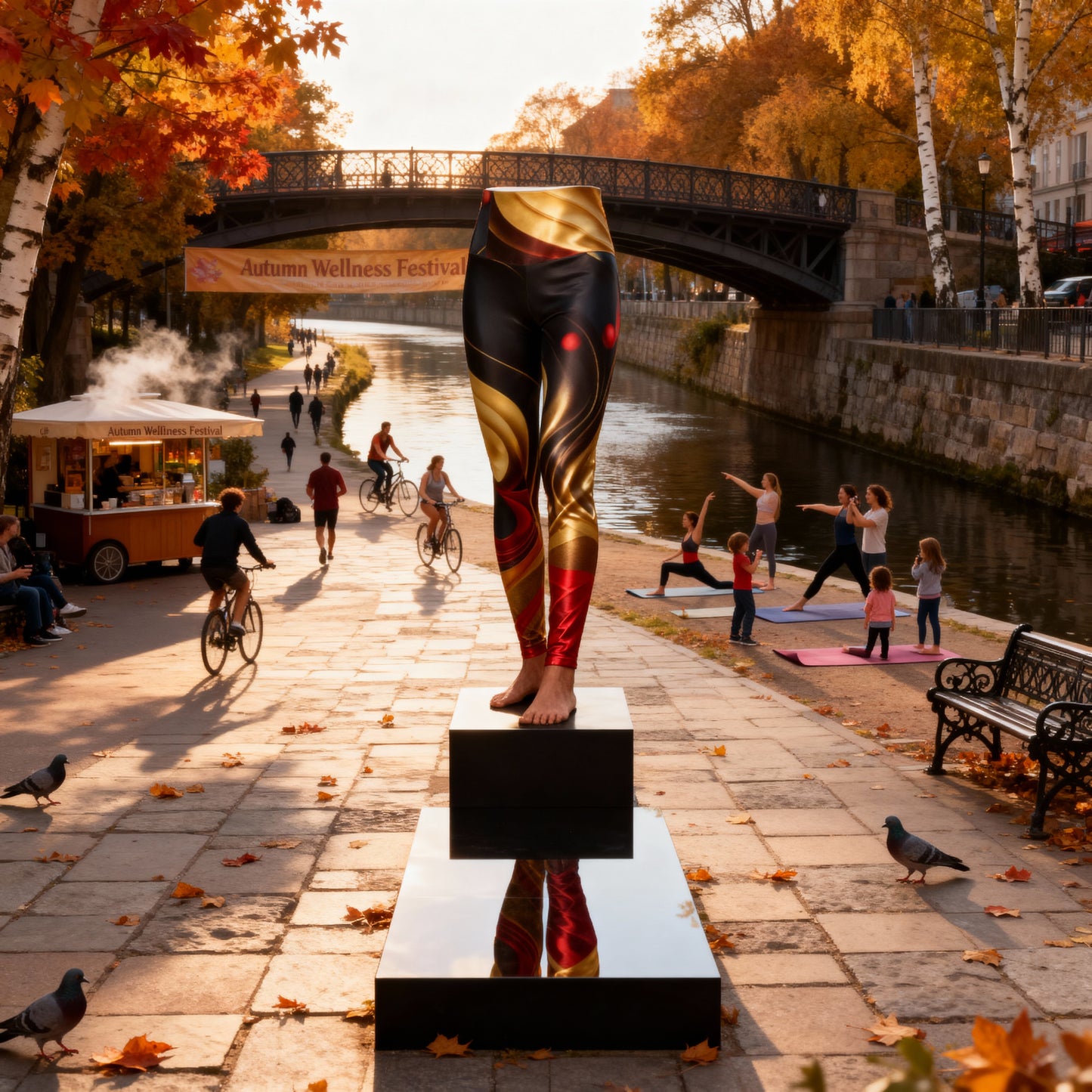 Vibrant Abstract High Waisted Yoga Leggings, (Matching Hoodie Available), Activewear for Fitness, Trendy Exercise Pants, Gift for Gym Lovers