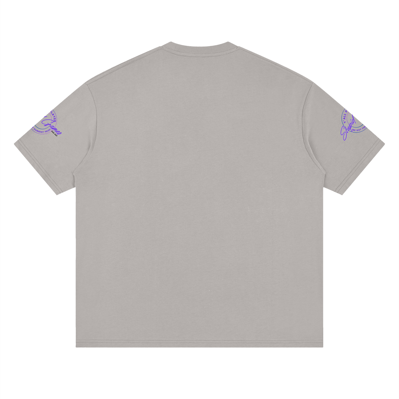 "Played Stupid Games" Streetwear Loose Drop Shoulder Tee
