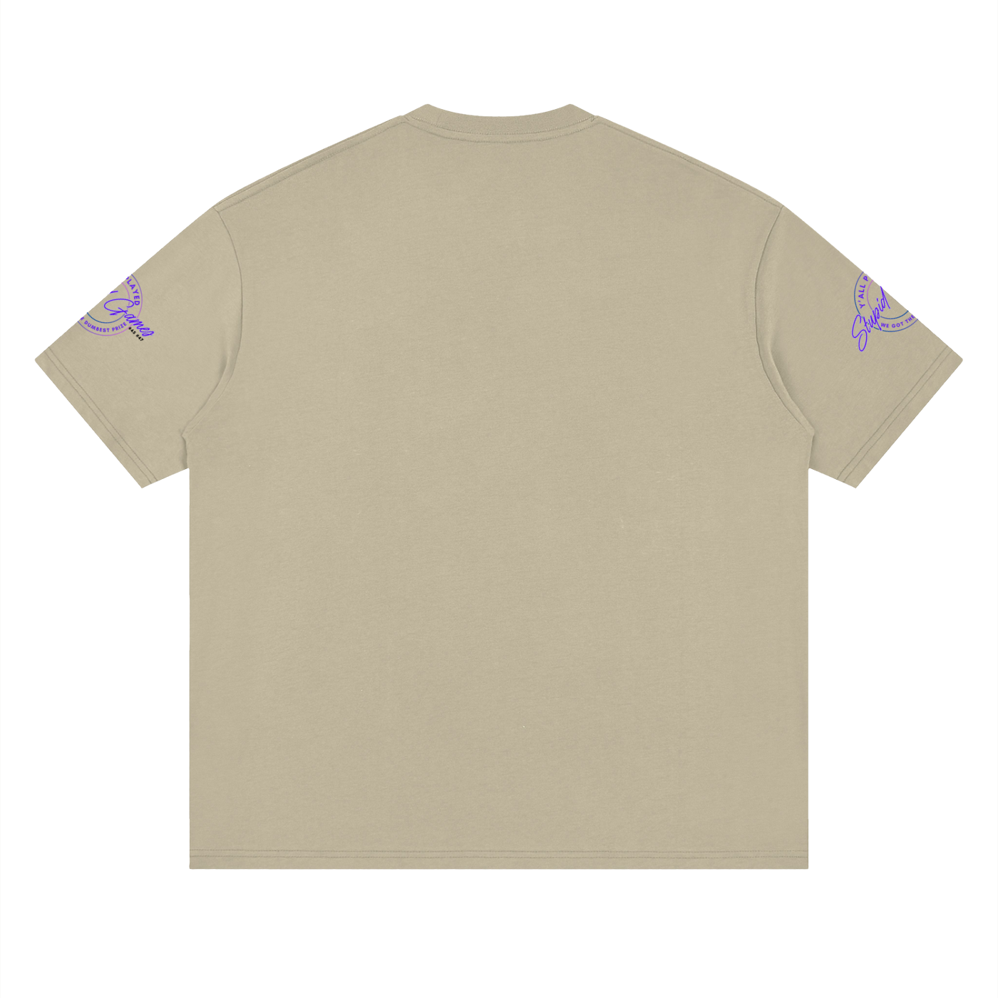 "Played Stupid Games" Streetwear Loose Drop Shoulder Tee