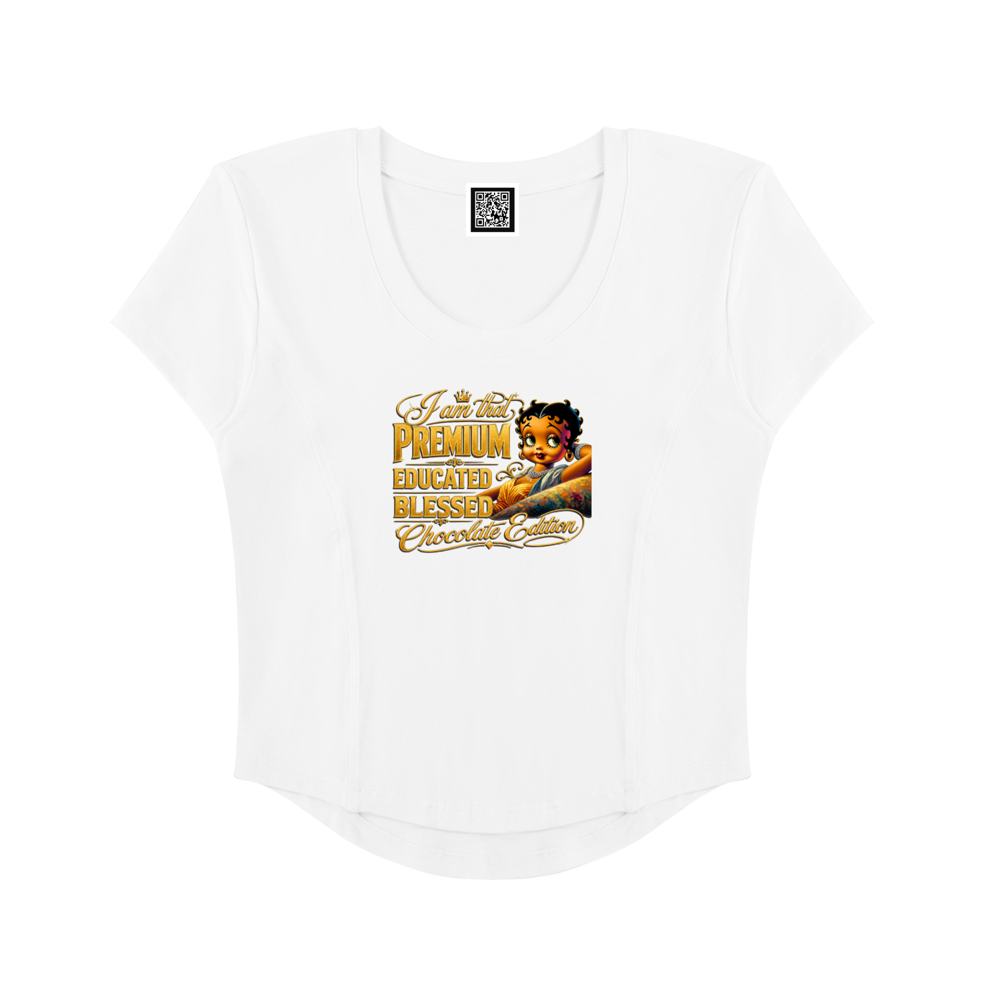 Women's Paneled Crop T-Shirt