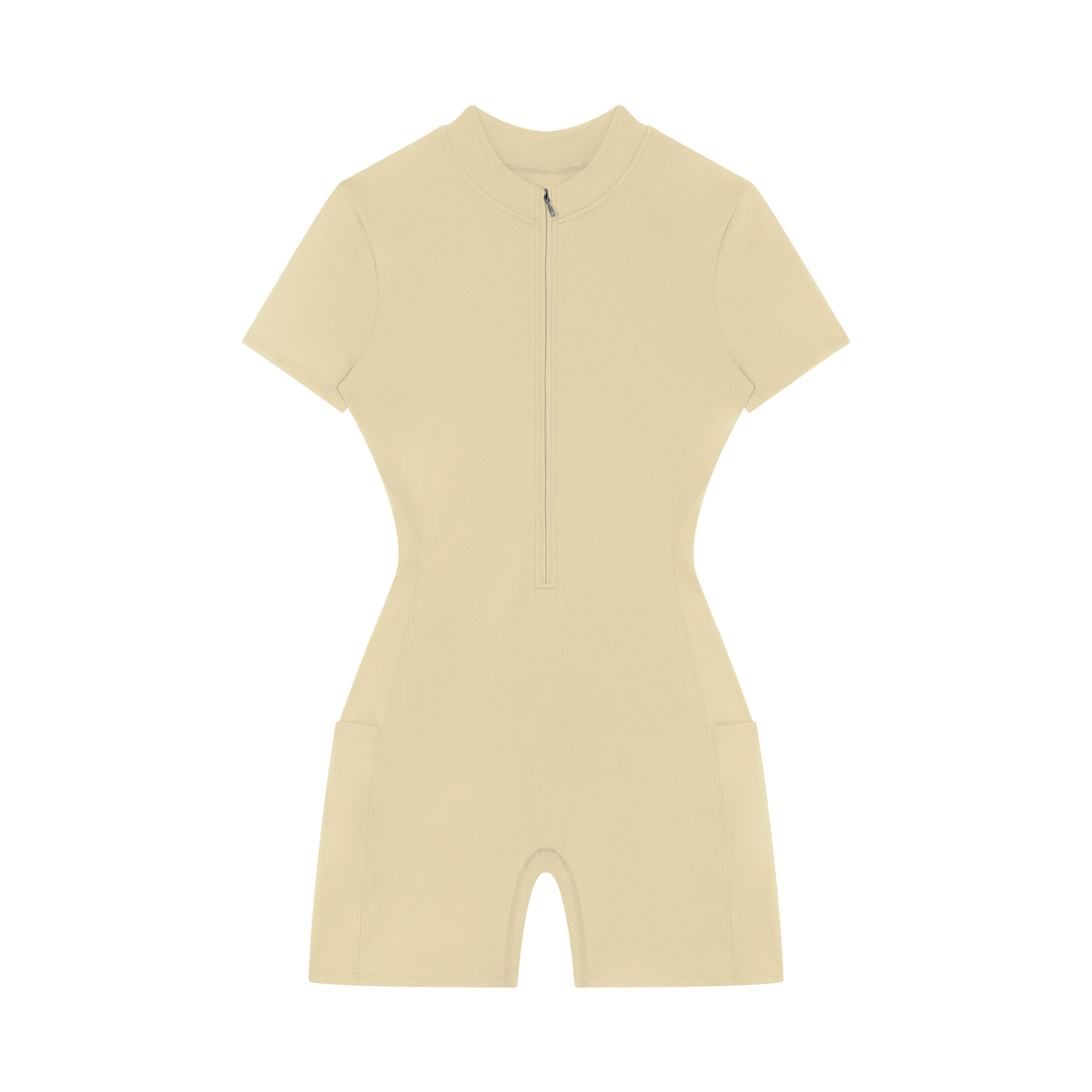 "I'm One Of One" Women's Quarter-Zip Short Sleeve Romper