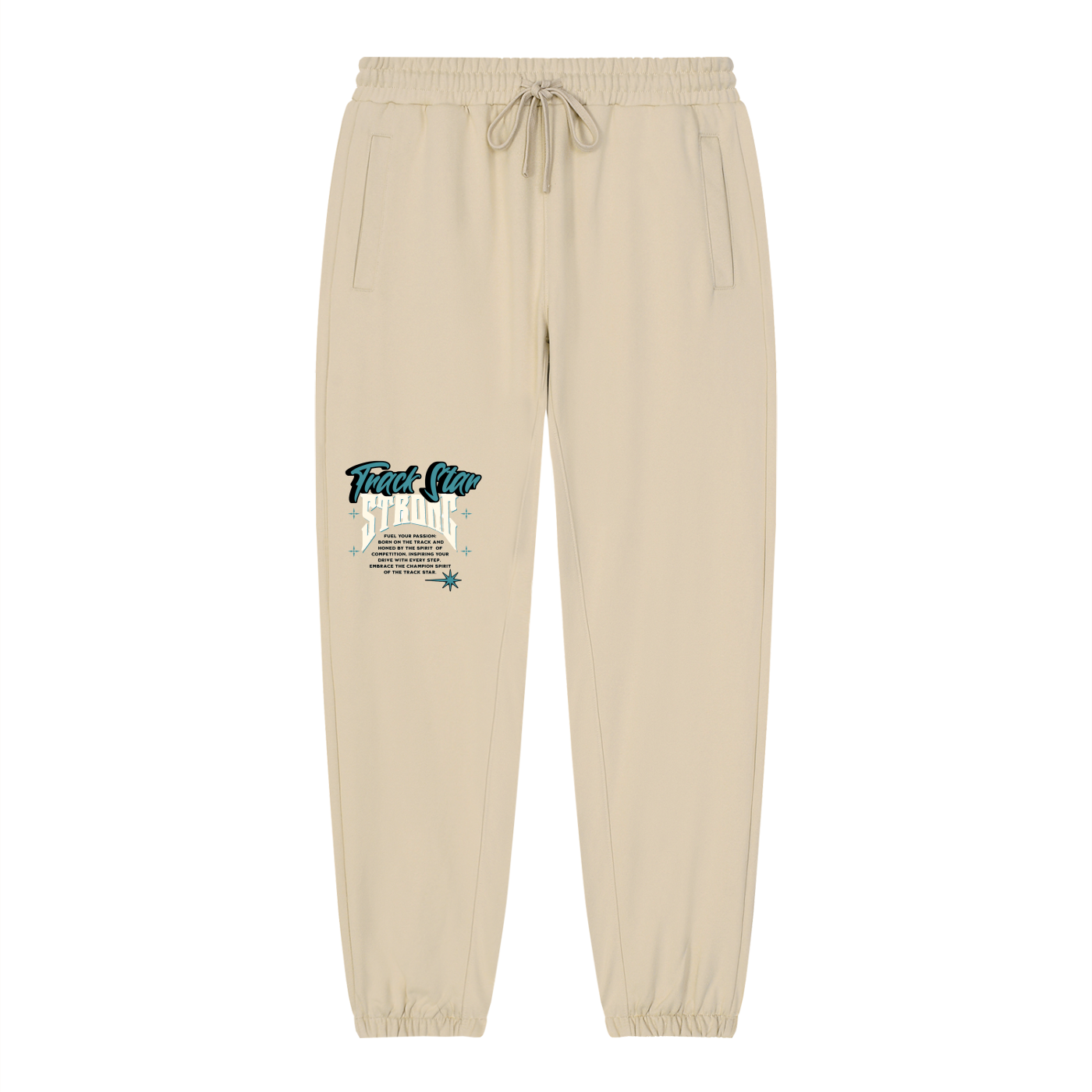 "Track Star" Unisex Loose Fit Tapered Jogger Pants