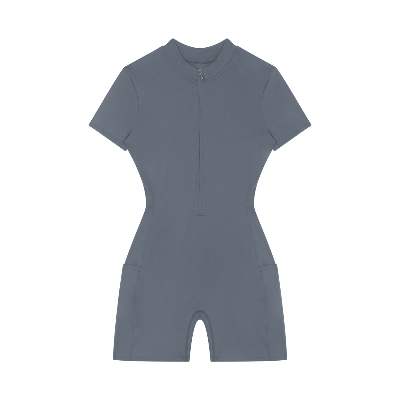 "I'm One Of One" Women's Quarter-Zip Short Sleeve Romper