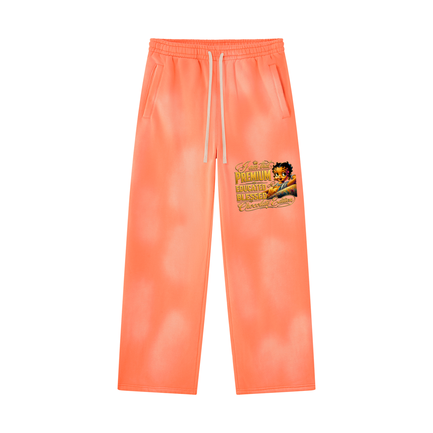 Unisex Sunfade Wide Leg Fleece Sweatpants