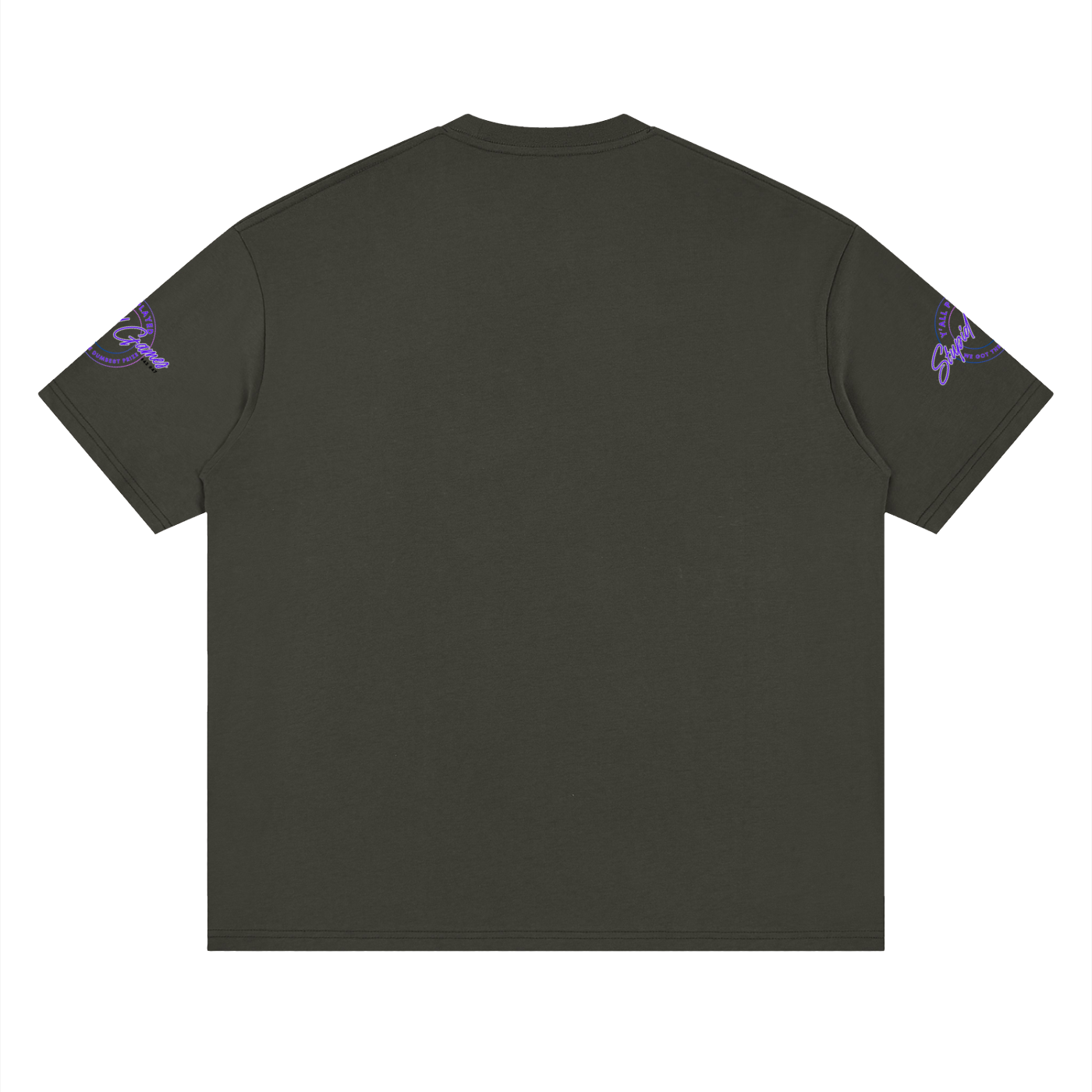 "Played Stupid Games" Streetwear Loose Drop Shoulder Tee