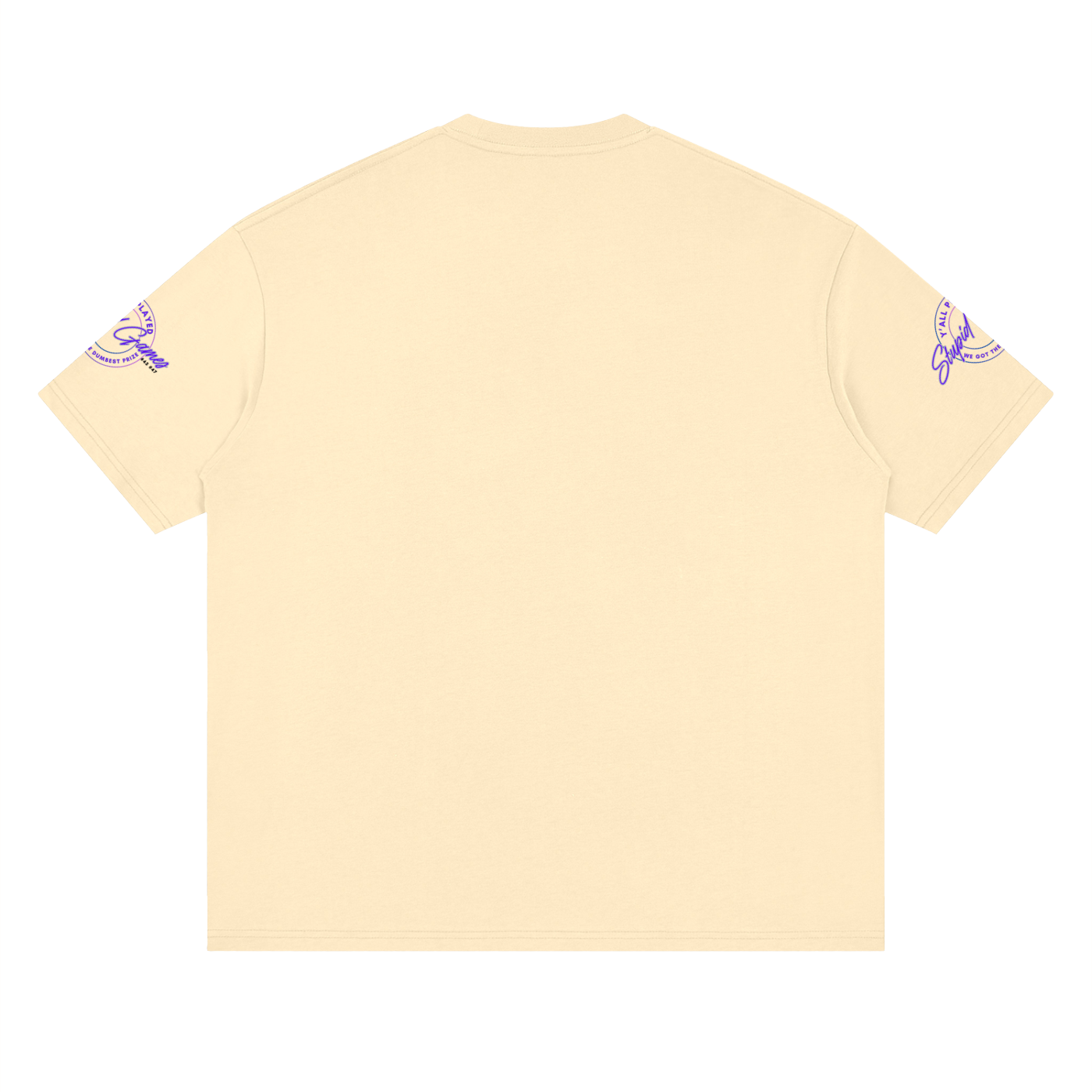 "Played Stupid Games" Streetwear Loose Drop Shoulder Tee