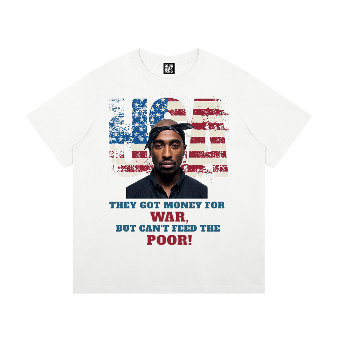 2Pac Unisex Mid-Weight Cotton T-Shirt