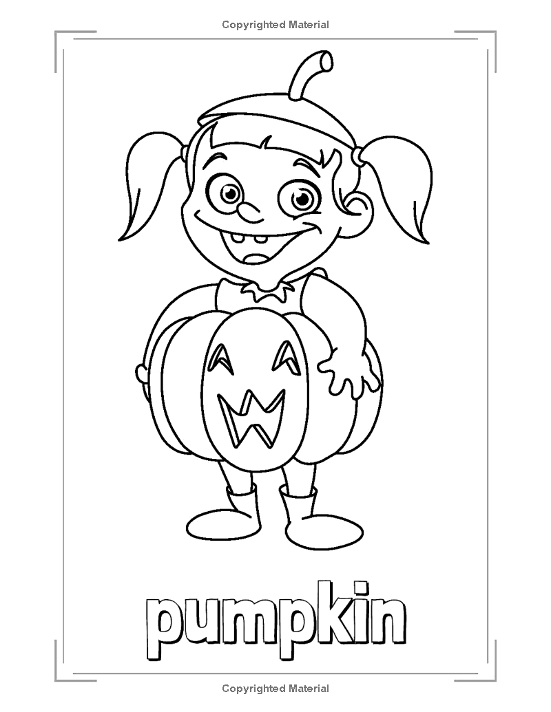 Halloween Activity Workbook for Kids: Coloring, Alphabets, Numbers, Cutting, & more