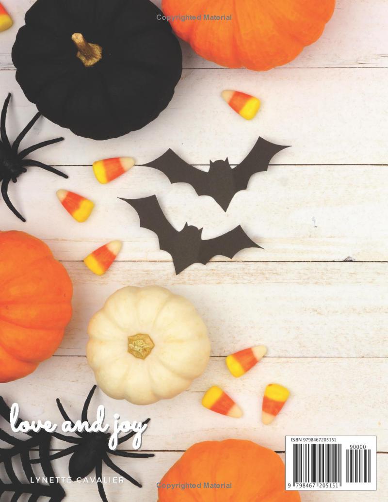 Halloween Activity Workbook for Kids: Coloring, Alphabets, Numbers, Cutting, & more