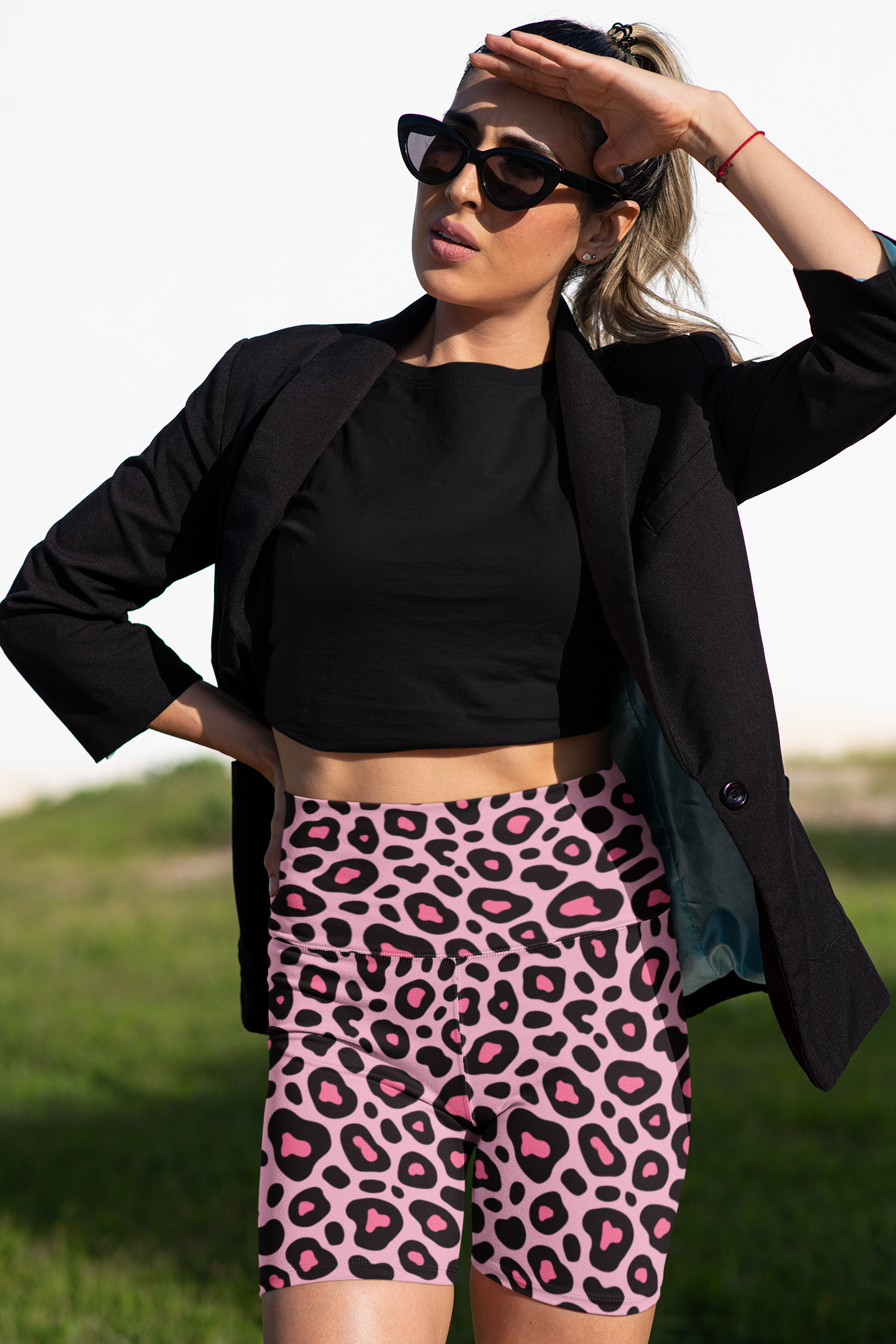 Leopard Print Fitness Set